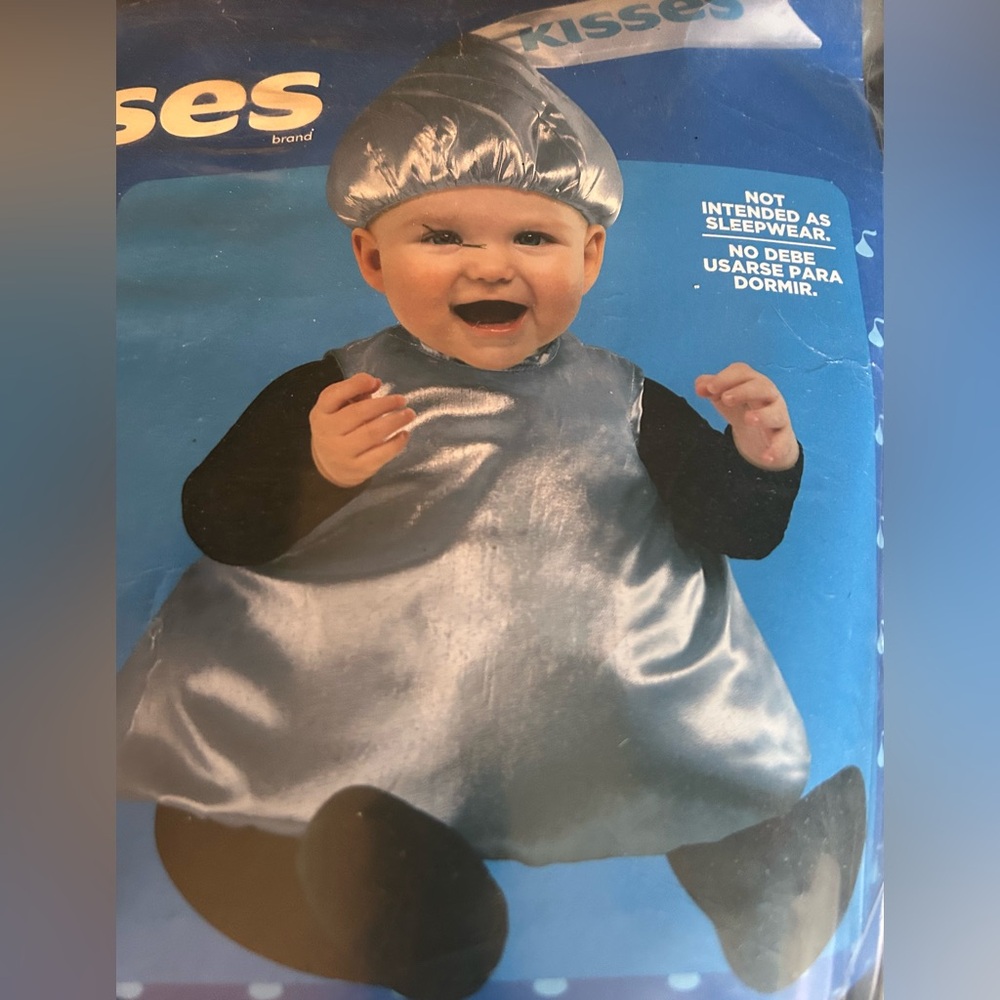 Hershey's Kiss Chocolate Infant Costume 2T like new